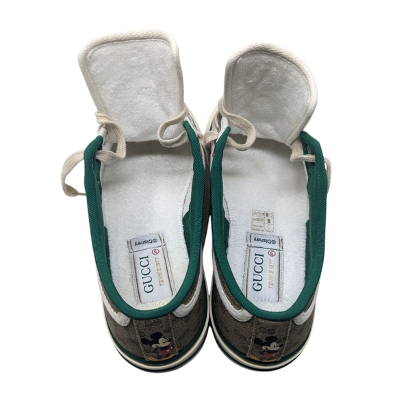 Gucci x Disney Mickey Mouse 1977 GG Sneakers Tennis Shoes Size EU 37.5 / 7.5 / 8 - Picture 8 of 16